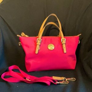 Tommy Hilfiger small pink satchel/crossbody purse